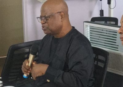 Professor Ken Ife speaking on Business Development Startegies during the monthly business school.#augustcohort
